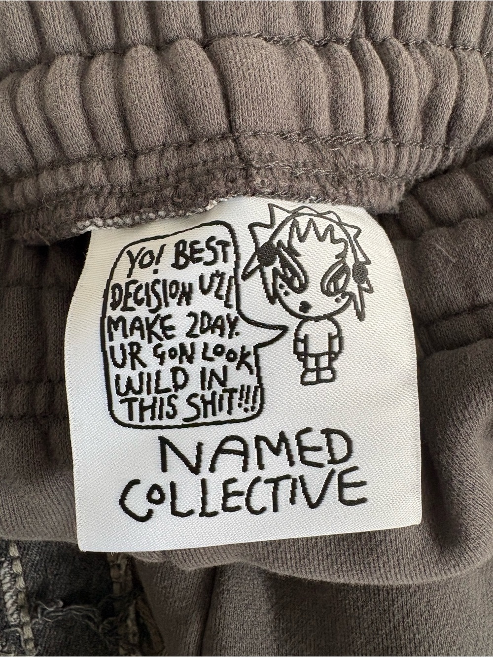 Named Collective Chokehold Charcoal Grey Sweatpants - Women - Picture 3 of 4